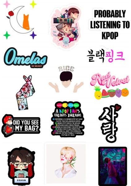 Kpop Sticker 44 fiyatları