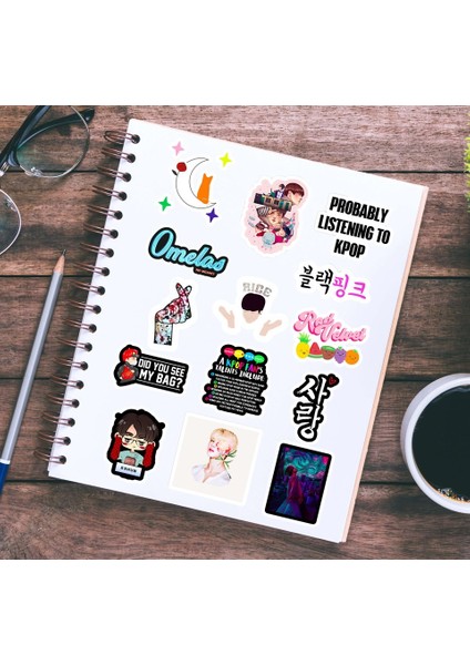 Kpop Sticker 44 modelleri