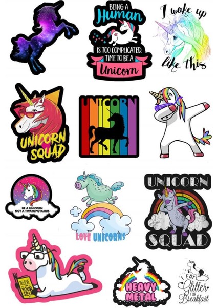 Unicorn Sticker Seti 2