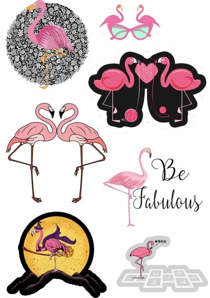 Flamingo Sticker 144 modelleri
