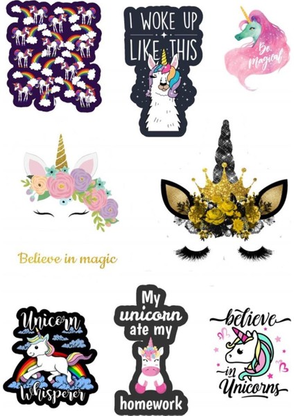 Unicorn Sticker 18 fiyatları