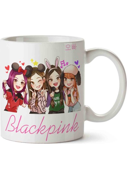 Blackpink Black Pink Karakterler Kupa Bardak