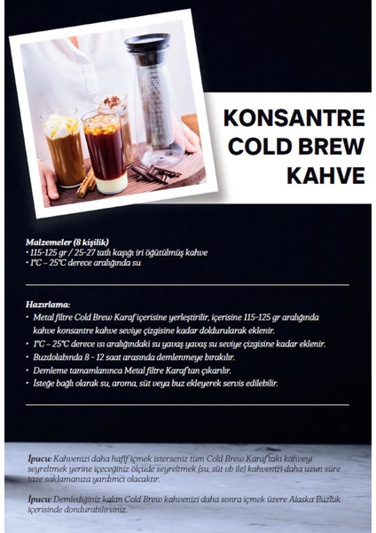 Cold Brew Karaf Kahve Demleme