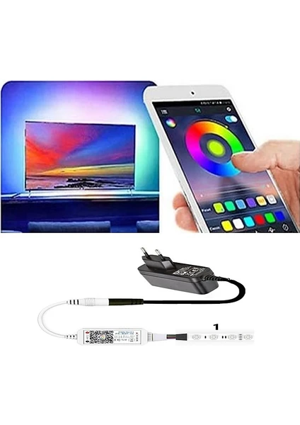 Ambıance Lıght-Rgb Bluetooth Tv Arkası Ortam Aydınlatma (32"-81CM Tv Ler Için)