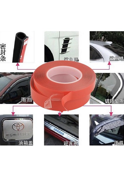 Çift Taraflı Nano Teknolojili Süper Güçlü Bant 2 m