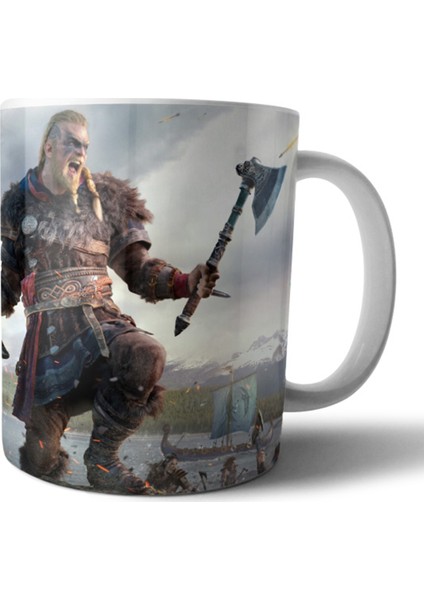 Assassin's Creed Valhalla Kupa Bardak Model 2 modelleri