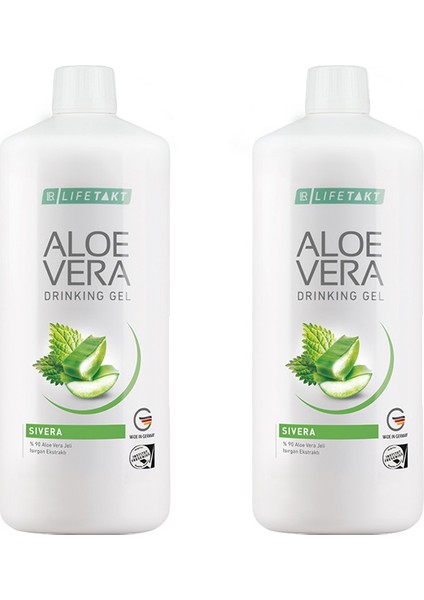 Aloe Vera Jel Içecek Sivera 1000 ml 2'li Set