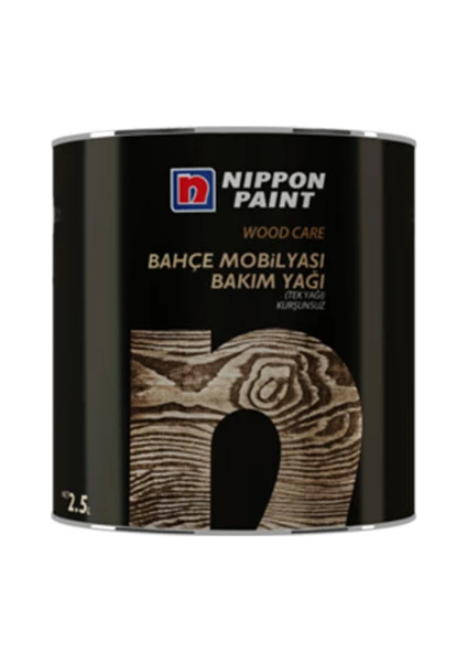 Nippon Paint Bahçe Mobilyası Bakım Yağı (Tik Yağı) 2,5 Lt Kurşunsuz