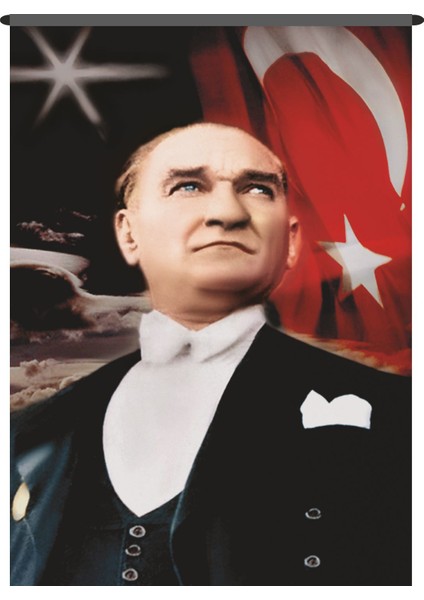 Bayrak Atatürk Posteri 150 x 225 cm