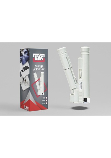 Işıklı Büyüteç Mikroskop 150X