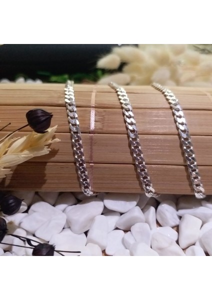 Gurmet Gümüş Kolye Kadın-Erkek 3,5mm 60 cm