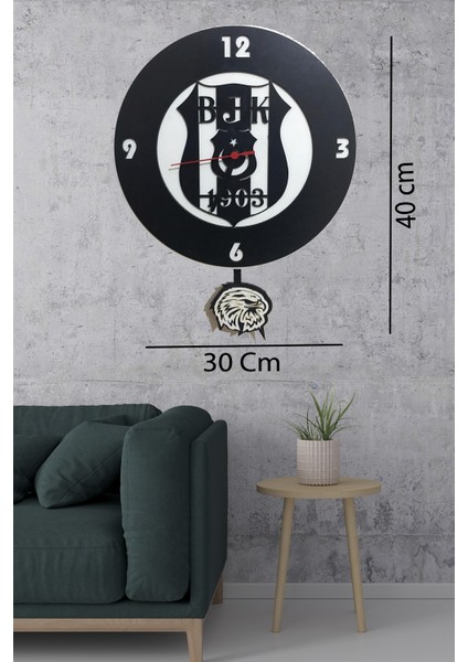 Beşiktaş Ahşap Duvar Saati