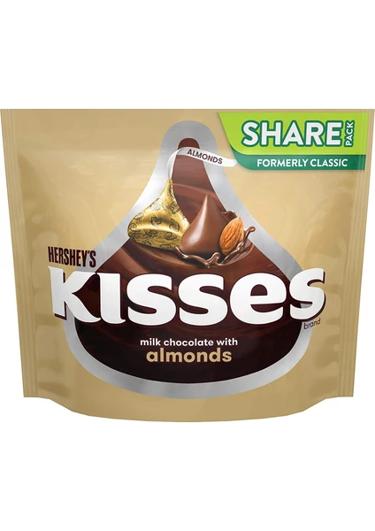 Kisses Almond Chocolate Bademli Çikolata 283 gr