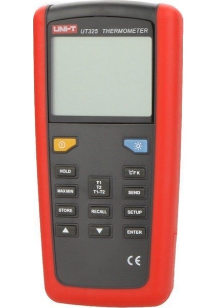 Unı-T Ut 325 Çift Girişli Profesyonel Termometre USB Datalogger