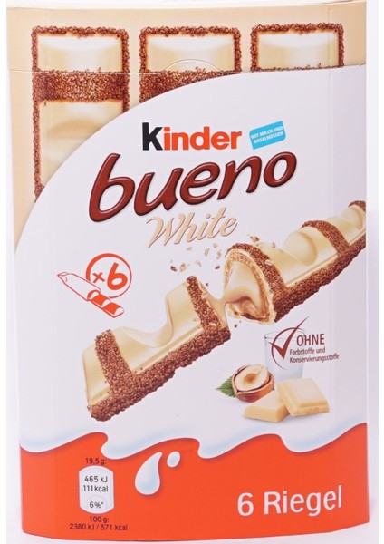 Bueno White Beyaz Çikolata 117 gr