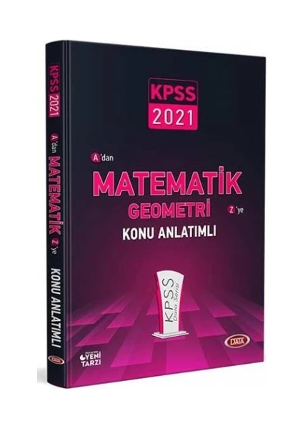 Data Yayınları 2021 KPSS Matematik Geometri Konu Anlatımlı