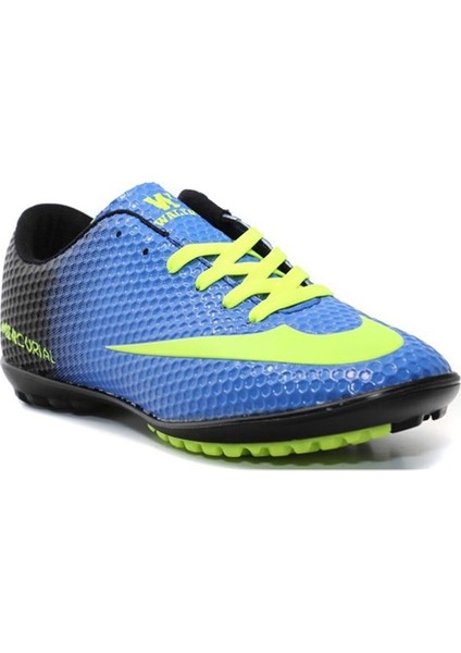 401 Mavi Sarı Çocuk Halı Saha Futbol Ayakkabısı fiyatları