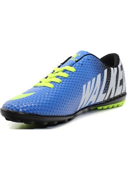 401 Mavi Sarı Çocuk Halı Saha Futbol Ayakkabısı modelleri