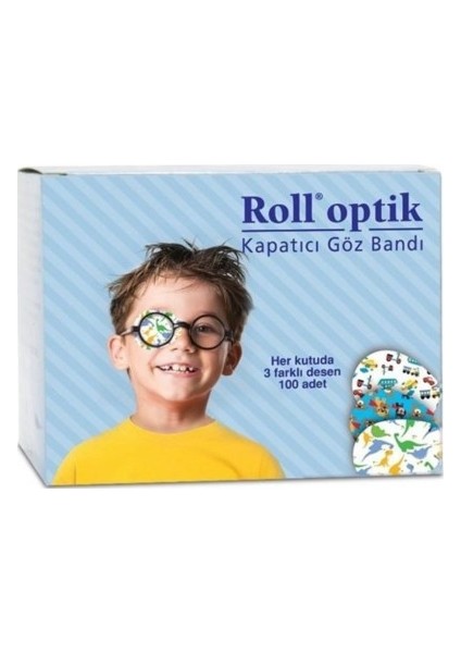 Optik Erkek Çocuk Için Kapatıcı Göz Bandı 100 Adet