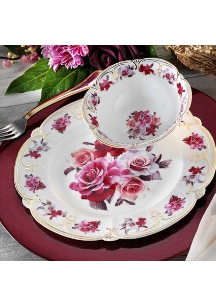 Royal Queen Holly Porselen 83 Parça Yemek Takımı 60007