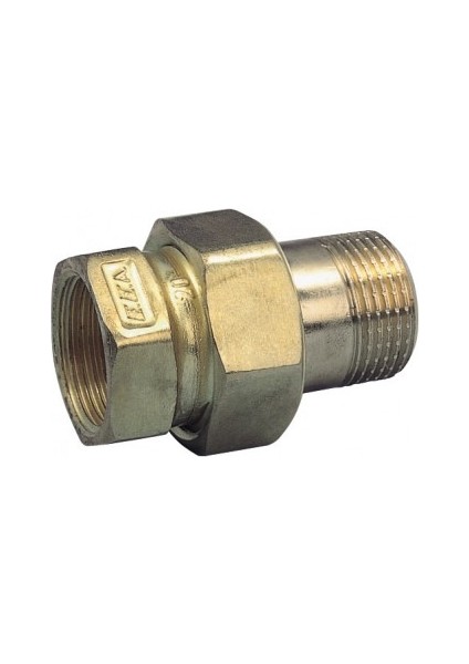 3/4 Düz Rakor Nikel Kaplamalı 602121008
