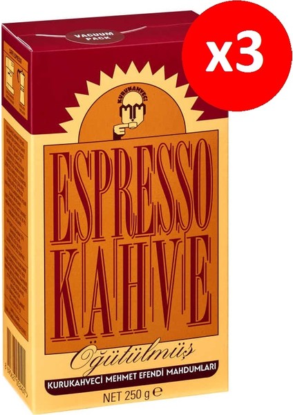 Espresso 250 gr 3'lü Set
