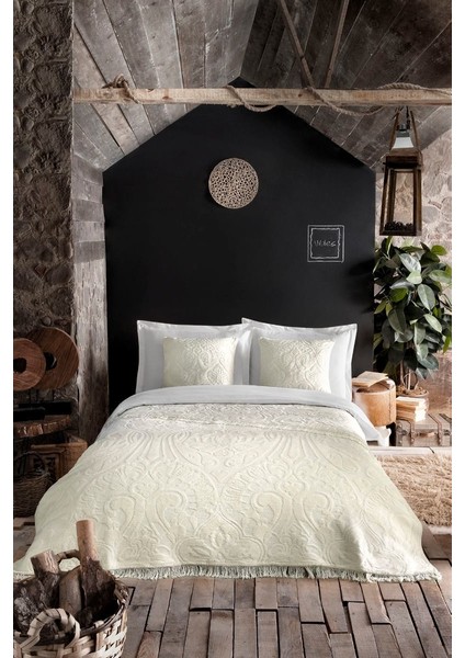 Wales Çift Kişilik Pamuk Battaniye & Yatak Örtüsü