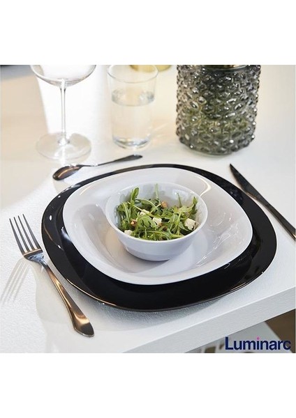 Luminarc Carine Noir 6'lı Siyah Servis Tabağı 27 cm