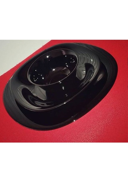 Luminarc Carine Noir 6'lı Siyah Servis Tabağı 27 cm