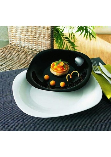 Luminarc Carine Noir 6'lı Siyah Pasta Tabağı