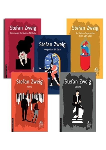 Stefan Zweig Edebiyat Seti 5 Kitap - Stefan Zweig