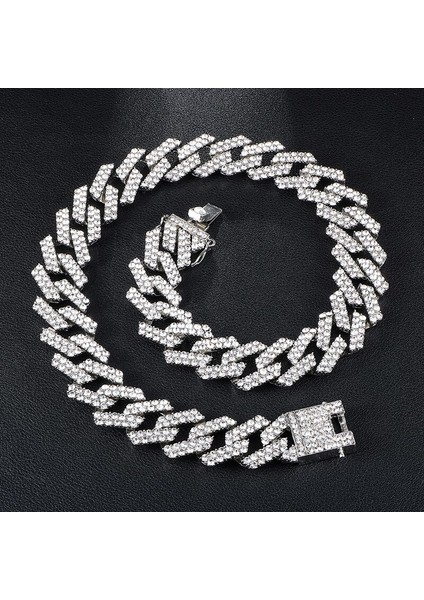 Prong Cuban Chain Kolye