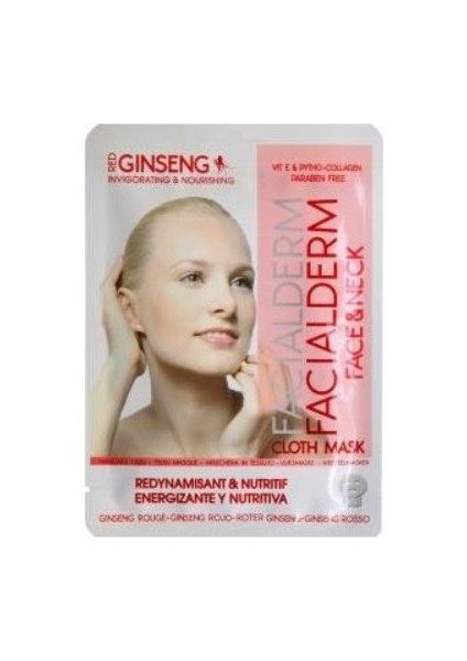 Kırmızı Ginseng Içerikli Yüz ve Boyun Maskesi 33 ml