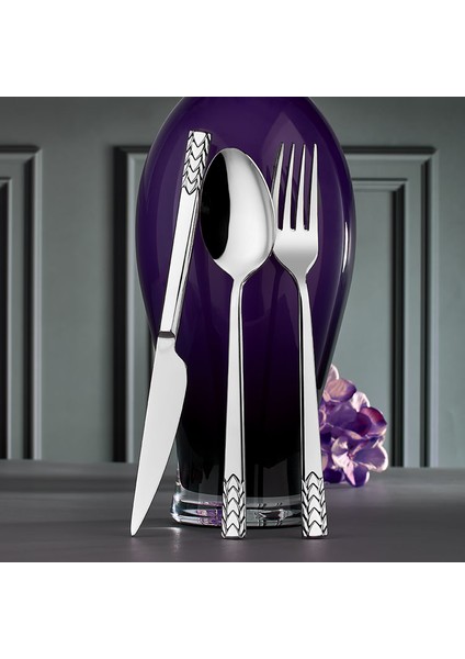 60 Parça Kaşık Çatal Takım Anka Model 3mm