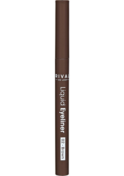 Rival De Loop Likid Eyeliner Kalem No:02 Brown