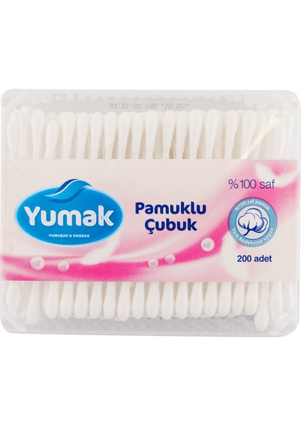 Pamuklu Çubuk 200 Adet