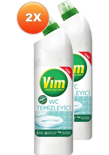 Sirkeli Tuvalet Temizleyici 1000 ml x 2