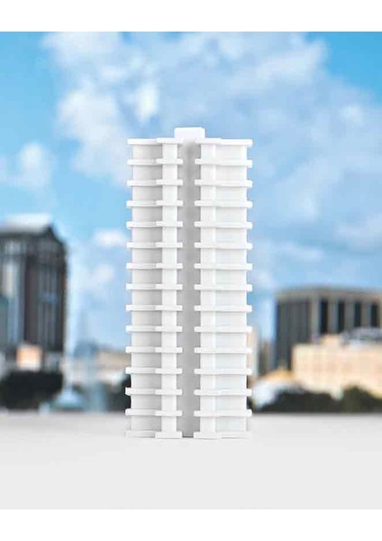 Maket Çift Daireli Bina 1/1000 Ölçek