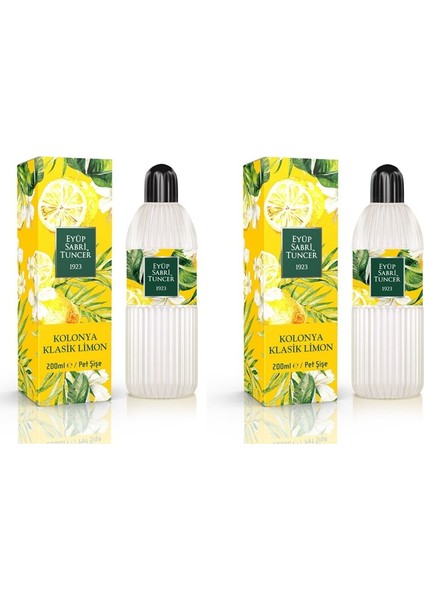 Klasik Limon Kolonyası 200 ml Pet Şişe x 2 Adet