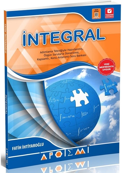 Apotemi Yayınları  AYT Matematik Limit Türev Integral Trigonometri Seti