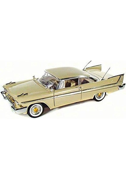 1958 Playmoth Fury Krem 1/18 Model Araba