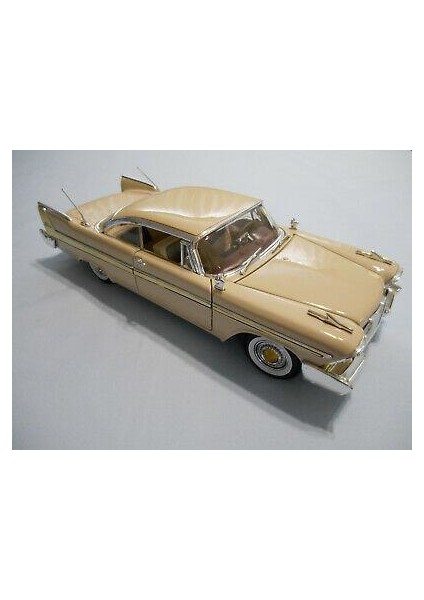 1958 Playmoth Fury Krem 1/18 Model Araba fiyatları