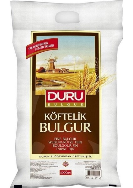 Duru Bakliyat Duru Bulgur Köftelik 5000 gr