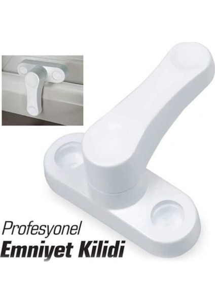 Pratik Emniyet Kilidi Pvc Pencere Çekmeli Sistem 10 Adet