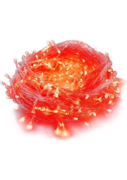 Yılbaşı LED Işık Kırmızı 10 Metre