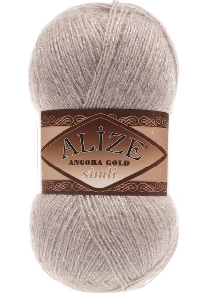 Angora Gold Simli 541 Vizon Örgü İpi