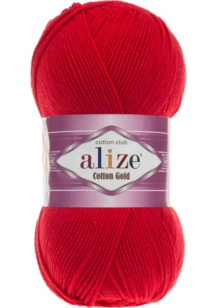 Cotton Gold 56 Kırmızı Örgü İpi