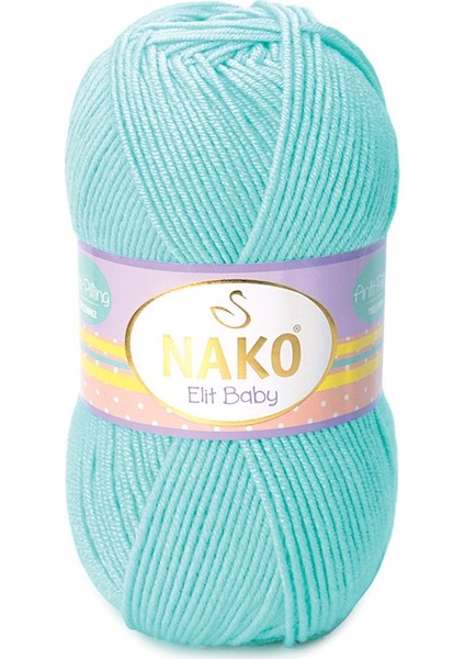 Elit Baby 10535 Açık Turkuaz Örgü İpi