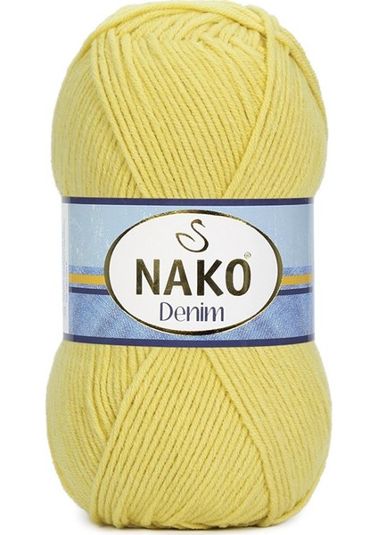 Denim 10598 Sarı Örgü İpi