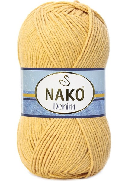 Denim 11586 Hardal Örgü İpi